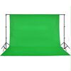 vidaXL fotobaggrund uden stativ 500x300 cm bomuld chroma key