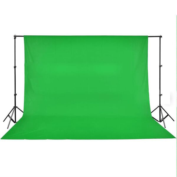 vidaXL fotobaggrund uden stativ 500x300 cm bomuld chroma key