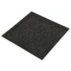 vidaXL T&aelig;ppe 20 pcs Sort 50 x 50 cm Bitumen