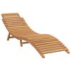 vidaXL Havem&oslash;bel Solseng Brun 198 x 55 x 58,5 cm Massiv Teaktr&aelig;