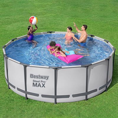 Bestway Steel Pro MAX swimmingpoolsæt 396x122 cm rundt