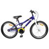 vidaXL B&oslash;rnecykel 24 tommer til 8-12 &aring;r Bl&aring; hvid
