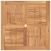 vidaXL foldbart havebord 110x110x75 cm massivt teaktr&aelig;