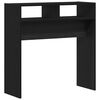 vidaXL Konsolbord Sort eg 78 x 30 x 80 cm Konstrueret tr&aelig;
