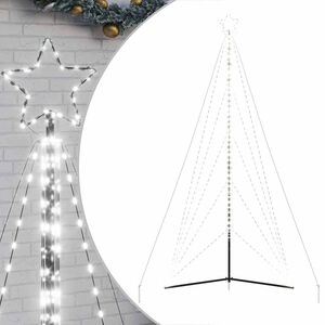 vidaXL LED-juletr&aelig; 615 LED'er 404,5 cm koldt hvidt lys