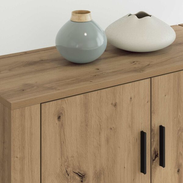 vidaXL V&aelig;gh&aelig;ngt TV-skab s&aelig;t 2 pcs Artisan Egetr&aelig; 80 x 34,5 x 40 cm