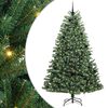 vidaXL Kunstigt Hinged Juletr&aelig; Gr&oslash;n 240 cm PVC og metal