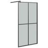 vidaXL brusev&aelig;g 100x195 cm m&oslash;rk h&aelig;rdet glas