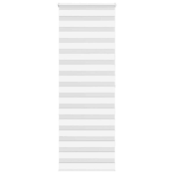 vidaXL zebragardin hvid 70x200 cm stofbredde 65,9 cm polyester