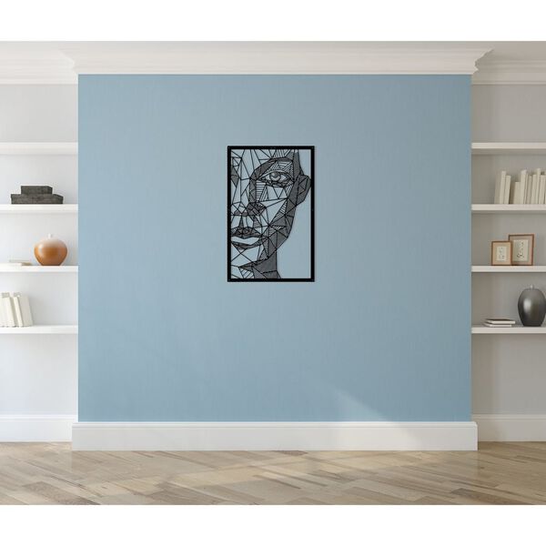 Homemania v&aelig;gdekoration Silhouette 65x100 cm metal sort