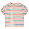 T-shirt til b&oslash;rn str. 128 ferskenfarvet