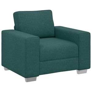 vidaXL Sofa M&oslash;rkegr&oslash;n 100 x 80 x 82 cm Stof