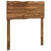 vidaXL Sengegavl med naturkant ROSTOCK Naturfarvet 80 cm
