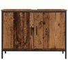 vidaXL vaskeskab 80x30x60 cm konstrueret tr&aelig; gammelt tr&aelig;look