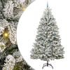vidaXL Kunstigt juletr&aelig; 270 cm 300 LED'er Varm hvid PVC og St&aring;l