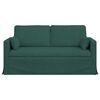 vidaXL Sofa M&oslash;rkegr&oslash;n 158 x 78 x 80 cm Stof