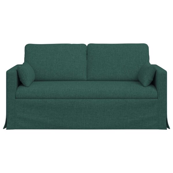 vidaXL Sofa M&oslash;rkegr&oslash;n 158 x 78 x 80 cm Stof