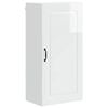 vidaXL Panel til opvaskemaskine Kalmar H&oslash;j gloss hvid 50 x 31 x 100 cm