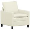 vidaXL Sofa Cremefarvet 76 x 81 x 87,5 cm Stof