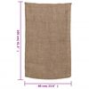 vidaXL jutes&aelig;kke 30 stk. 60x105 cm 100 % jute 220 g/m2