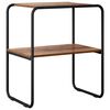 vidaXL Konsolbord Gammelt tr&aelig; 80 x 42,5 x 70 cm Konstrueret tr&aelig;