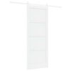 vidaXL Skyded&oslash;r 83 x 211 cm Konstrueret tr&aelig; Hvid