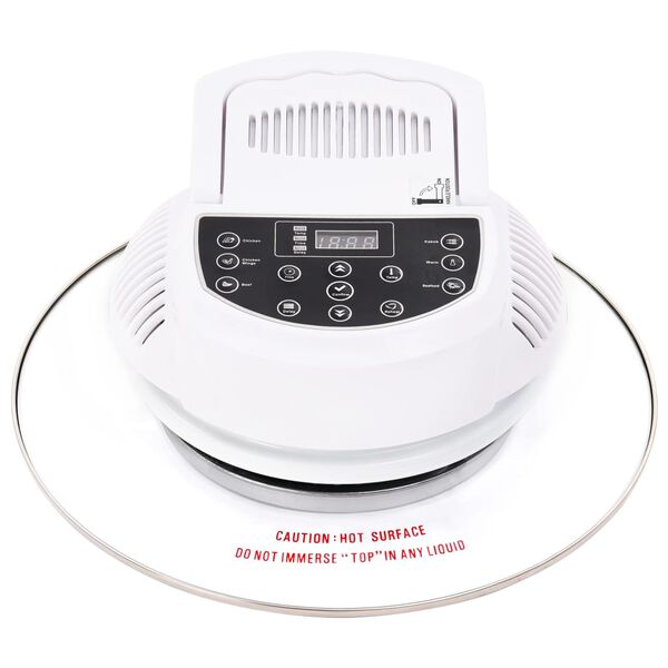 vidaXL halogen konvektionsovn udbygningsring digital timer 1400 W 17 l