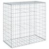 vidaXL gabionkurv med cover 100x50x100 cm galvaniseret jern