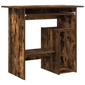 vidaXL skrivebord 80x45x74 cm konstrueret tr&aelig; r&oslash;get egetr&aelig;sfinish