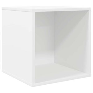 vidaXL Vinylalbum kasse Hvid 37 x 36,5 x 38 cm Konstrueret tr&aelig;