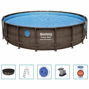 Bestway Power Steel swimmingpools&aelig;t 549x122 cm