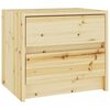vidaXL sengebord 40x30,5x35,5 cm massivt grantr&aelig;