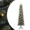 vidaXL Kunstigt juletr&aelig; med stativ Gr&oslash;n 180 cm PVC og plastik og st&aring;l