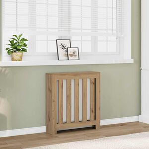 vidaXL radiatorskjuler 78x20x82 cm konstrueret tr&aelig; egetr&aelig;sfarvet