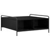 vidaXL Sofabord Sort eg 90 x 90 x 41 cm Konstrueret tr&aelig;