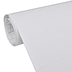 vidaXL bilfolier 2 stk. 100x150 cm 3D hvid