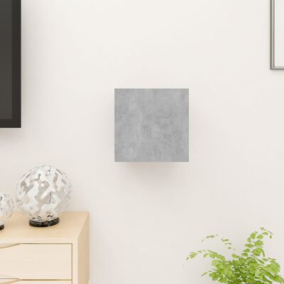 vidaXL væghængt tv-skab 30,5x30x30 cm betongrå