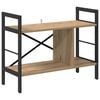 vidaXL Bogreol 3 niveauer 75 x 30 x 58,5 cm Konstrueret tr&aelig;