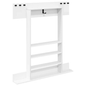 vidaXL Billardk&oslash; st&oslash;tter Konstrueret tr&aelig; 93 x 12 x 103 cm Gloss Hvid