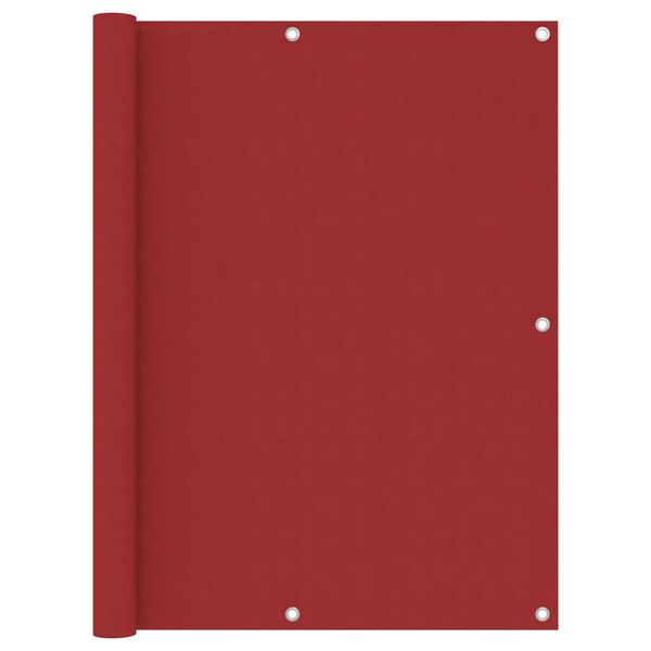 vidaXL altanafsk&aelig;rmning 120x300 cm oxfordstof r&oslash;d