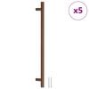 vidaXL skabsh&aring;ndtag 5 stk. 320 mm rustfrit st&aring;l bronzefarvet