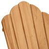 vidaXL Have Adirondack Vuggende Stole 2 pcs Brun 77 x 100 x 98 cm