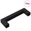 vidaXL M&oslash;bel H&aring;ndtag 530 stk. Sort 105 x 12 x 36 mm Jern