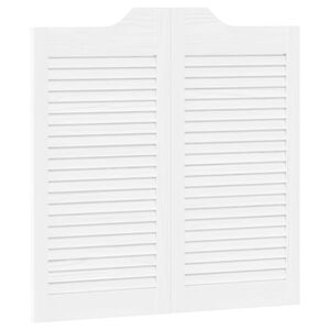 vidaXL Svingd&oslash;re 80 x 40 cm Massivt fyrretr&aelig; Hvid