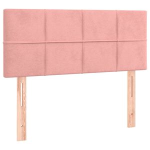 vidaXL sengegavl 80x5x78/88 cm fl&oslash;jl pink