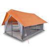 vidaXL 5-personers campingtelt vandt&aelig;t gr&aring; og orange