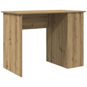 vidaXL skrivebord 100x55x75 cm konstrueret tr&aelig; kunsteg
