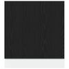 vidaXL opvaskemaskinepanel "Lyon" sort eg 60x1,5x67 cm konstrueret tr&aelig;