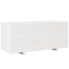 vidaXL plantekasse 110x40x49,5 cm massivt fyrretr&aelig; hvid