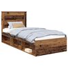 vidaXL Sengestel Gammelt tr&aelig; 90 x 190 cm Massiv fyrretr&aelig;